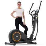 YAMO Hyper-Quiet Elliptical Trainer for Home Workouts