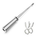 56" Olympic Weight Lifting Bar with Collars