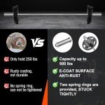 56" Olympic Weight Lifting Bar with Collars