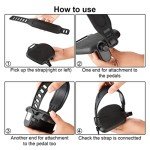 Indoor Spin Bike Pedal Replacement with Straps