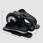 Compact Under Desk Elliptical Machine with Remote