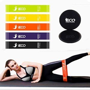 5-Piece Natural Latex Resistance Bands Set