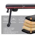 Adjustable Weight Bench with Barbell Rack & Dip Station
