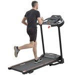 Motorized Treadmill for Home Fitness Workouts