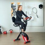 5-In-1 Folding Exercise Bike with Arm Bands