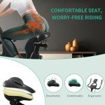 Silent Indoor Cycling Bike with Heart Rate Monitor