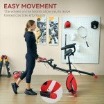 5-In-1 Folding Exercise Bike with Arm Bands