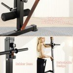 8-in-1 Foldable Weight Bench with Lat Pulldown