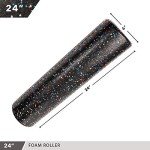 24” High Density Foam Roller for Muscle Relief