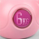Phoenix Fitness 6kg Vinyl Kettlebell - Pink