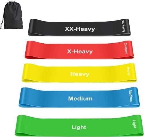 5-Pack Resistance Stretch Bands for Home Workouts