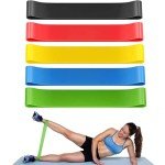 WHILIERA 5-Piece Resistance Bands Set for Workouts