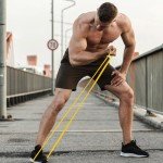 WHILIERA 5-Piece Resistance Bands Set for Workouts