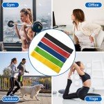 WHILIERA 5-Piece Resistance Bands Set for Workouts