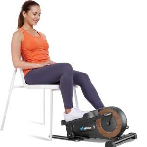 MERACH Electric Under Desk Elliptical Machine for Home