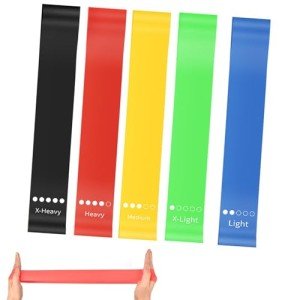 5-Piece Skin-Friendly Resistance Bands Set