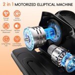 Morelax Under Desk Elliptical with Remote Control