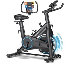 Adjustable Magnetic Resistance Exercise Bike for Home