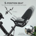 5-In-1 Folding Exercise Bike with Arm Bands