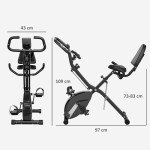 5-In-1 Folding Exercise Bike with Arm Bands