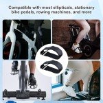 Adjustable Pedal Straps for Elliptical Machines