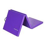 BalanceFrom 2" Thick Tri-Fold Exercise Mat - Purple
