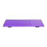 BalanceFrom 2" Thick Tri-Fold Exercise Mat - Purple