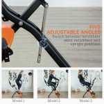 SportNow 5-in-1 Folding Exercise Bike with Bands