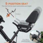 SportNow 5-in-1 Folding Exercise Bike with Bands