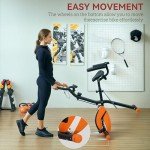 SportNow 5-in-1 Folding Exercise Bike with Bands