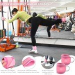 6-Piece Barbell Pad Set with Weight Lifting Belt