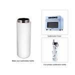 22 OZ Stainless Steel Tumbler with Straw & Handle