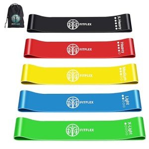 5-Piece FitFlex Resistance Loop Bands Set