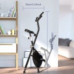 Uten Foldable Stationary Bike with Magnetic Resistance