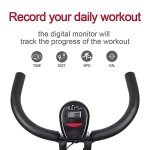 Uten Foldable Stationary Bike with Magnetic Resistance