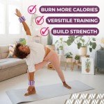 Adjustable 0.45 kg Wrist and Ankle Weights Set