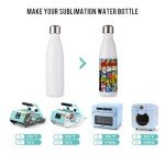 17 oz Stainless Steel Water Bottles - 4 Pack