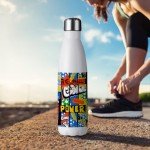 17 oz Stainless Steel Water Bottles - 4 Pack