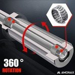 Amonax 4ft Olympic Straight Barbell Weight Bar
