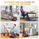 Compact Under Desk Elliptical Trainer for Home Use