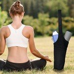 ONEGenug Yoga Mat Bag with Pockets (Black)