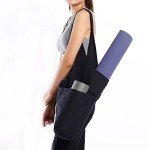 ONEGenug Yoga Mat Bag with Pockets (Black)
