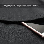 ONEGenug Yoga Mat Bag with Pockets (Black)