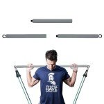 Portable Resistance Band Workout Bar for Home Fitness
