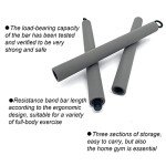 Portable Resistance Band Workout Bar for Home Fitness