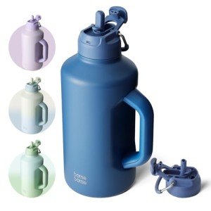 64 oz Insulated Sports Water Bottle with Straw