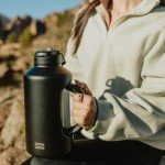 64 oz Insulated Sports Water Bottle with Straw