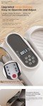 Portable Under Desk Elliptical Machine with Remote
