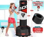 RDX Kids 4FT Free Standing Punch Bag Set