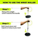Wrist and Forearm Roller with Foam Grip